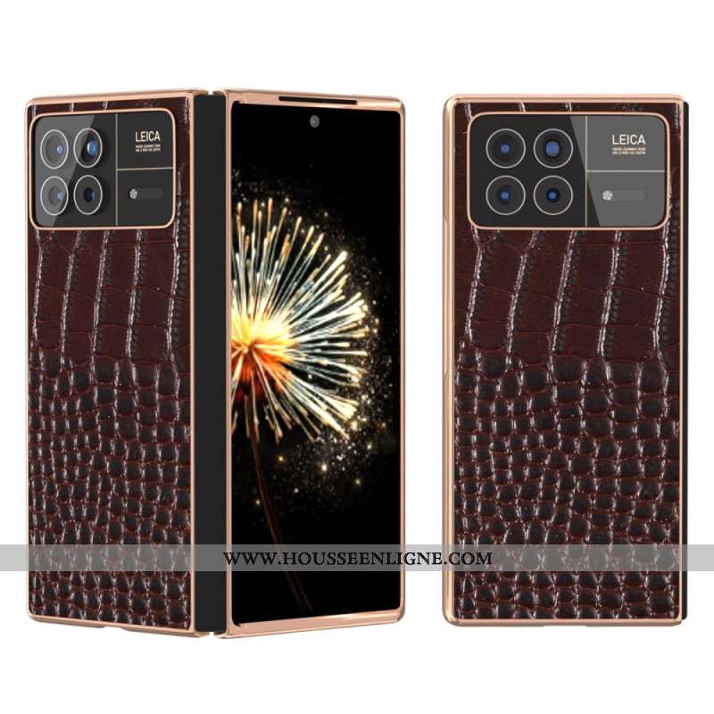 Coque Xiaomi Mix Fold 3 Style Crocodile