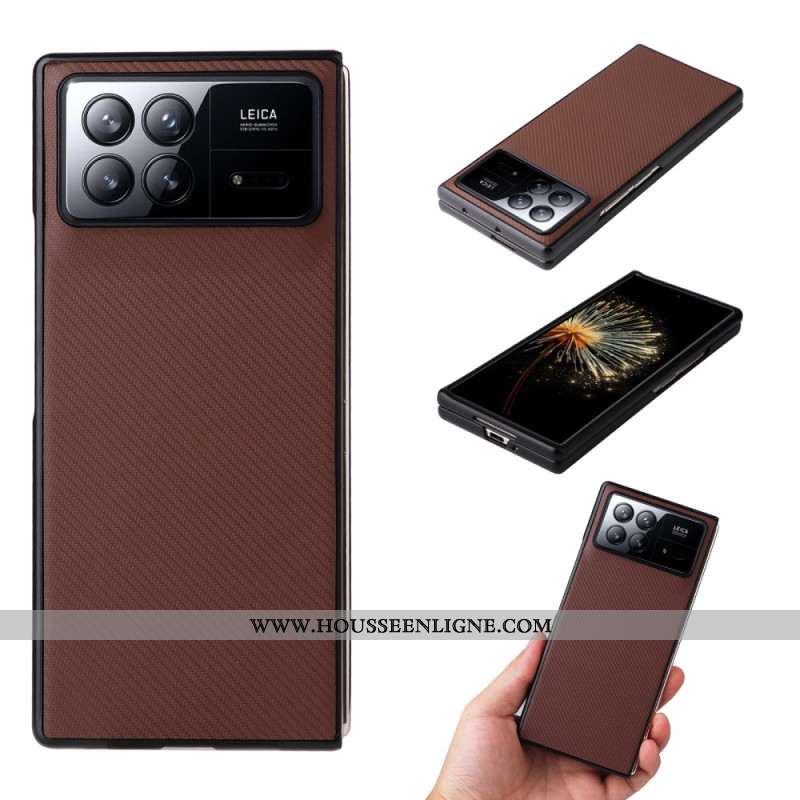 Coque Xiaomi Mix Fold 3 Texture Fibre Carbone