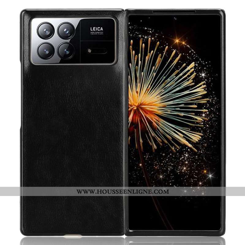 Coque Xiaomi Mix Fold 3 Texture Litchi