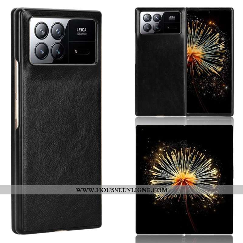 Coque Xiaomi Mix Fold 3 Texture Litchi