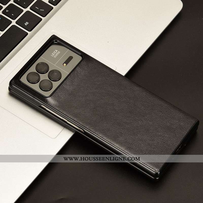 Coque Xiaomi Mix Fold 3 Texture Litchi