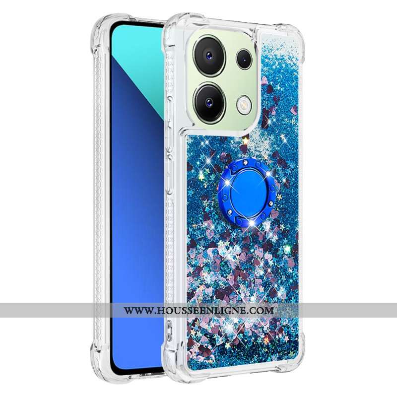 Coque Xiaomi Redmi Note 13 4G Anneau-Support Paillettes