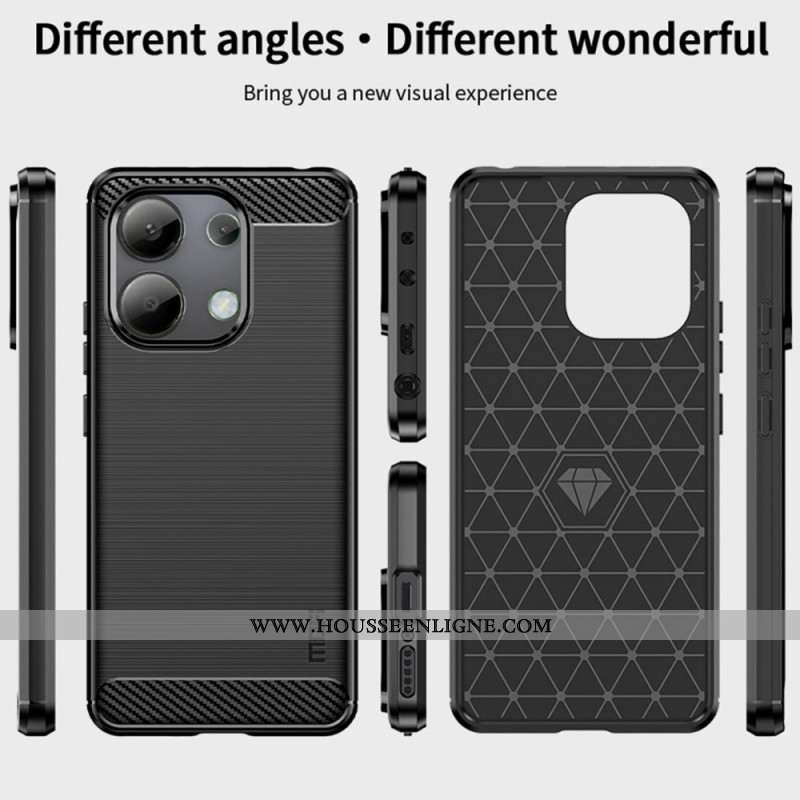 Coque Xiaomi Redmi Note 13 4G Fibre Carbone Brossée MOFI