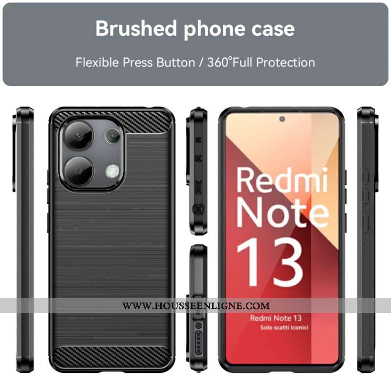 Coque Xiaomi Redmi Note 13 4G Fibre de Carbone