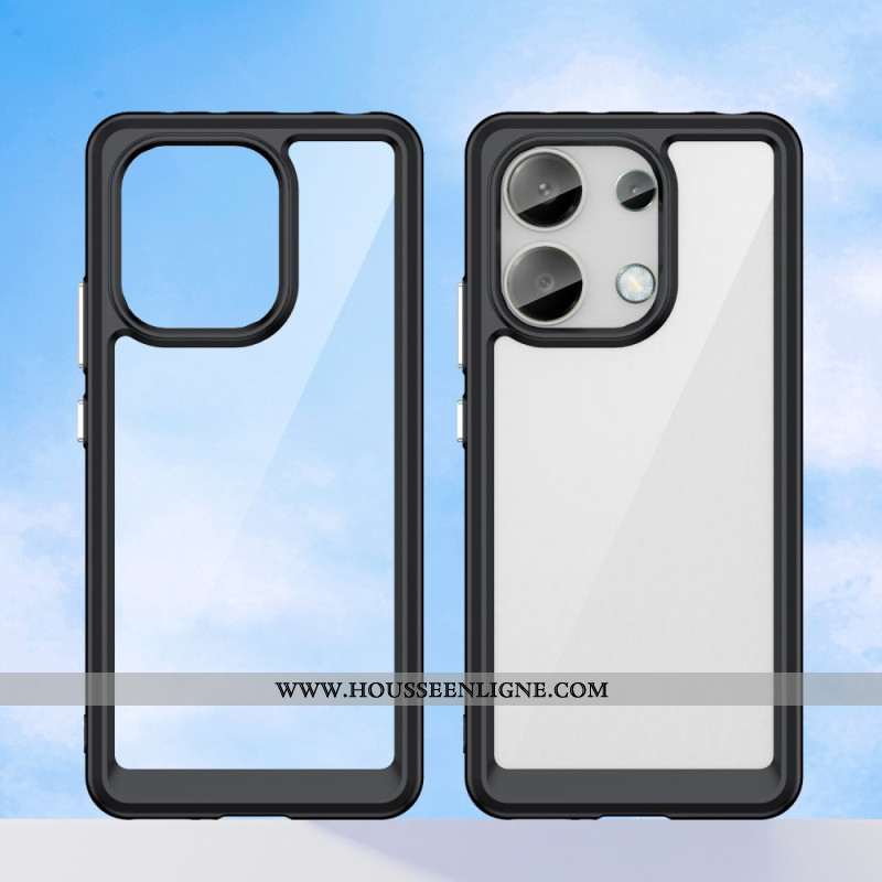 Coque Xiaomi Redmi Note 13 4G Hybride Rebords Colorés