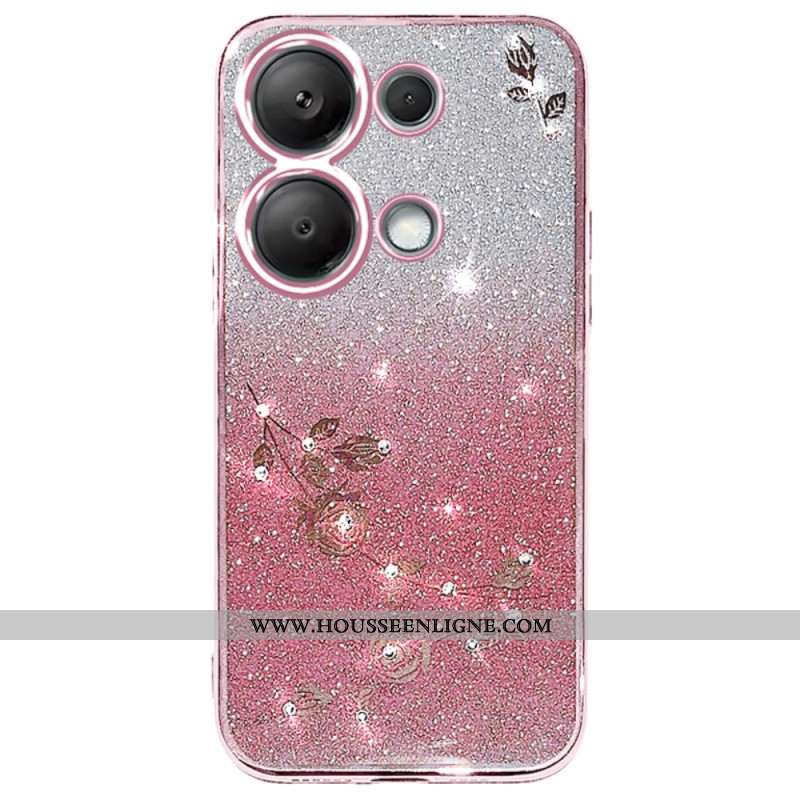 Coque Xiaomi Redmi Note 13 4G Paillettes et Strass