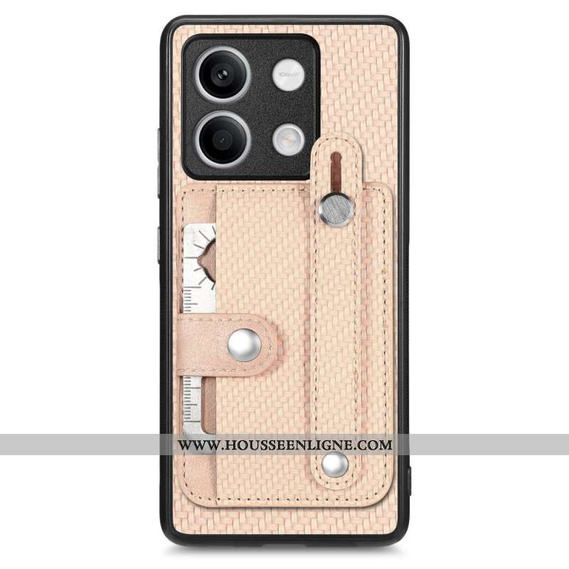 Coque Xiaomi Redmi Note 13 4G Porte-Cartes et Sangle