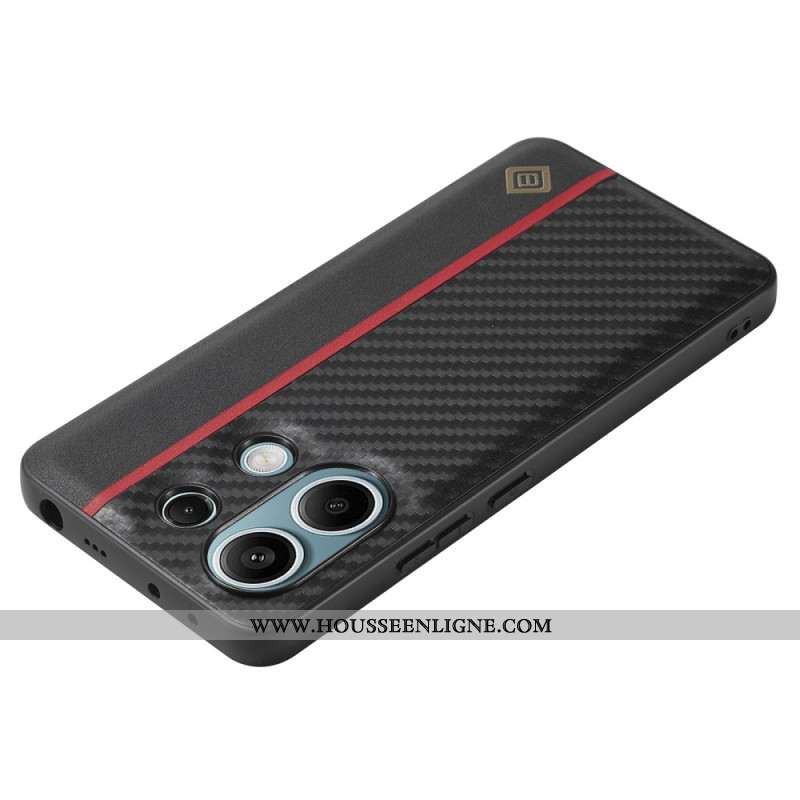 Coque Xiaomi Redmi Note 13 4G Texture de Fibre de Carbone LC.IMEEKE