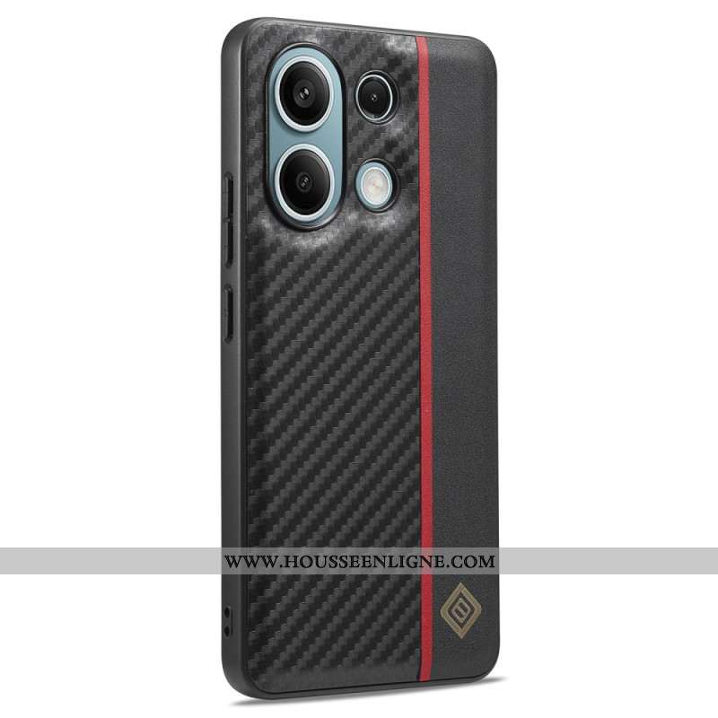 Coque Xiaomi Redmi Note 13 4G Texture de Fibre de Carbone LC.IMEEKE