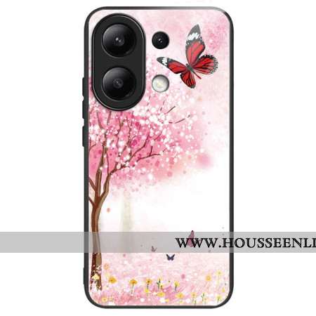 Coque Xiaomi Redmi Note 13 4G Verre Trempé Cerisiers en Fleurs