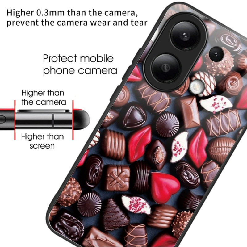 Coque Xiaomi Redmi Note 13 4G Verre Trempé Chocolat