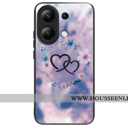 Coque Xiaomi Redmi Note 13 4G Verre Trempé Coeur à Coeur