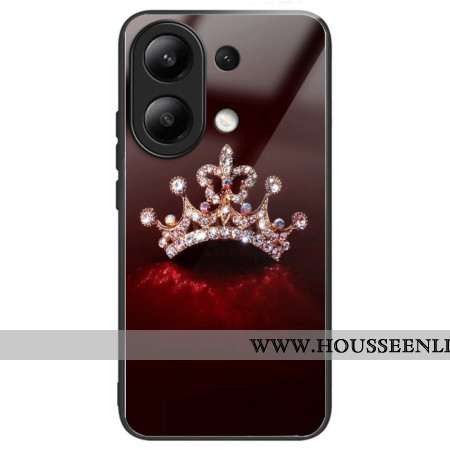 Coque Xiaomi Redmi Note 13 4G Verre Trempé Couronne de Diamants