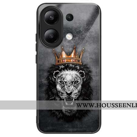 Coque Xiaomi Redmi Note 13 4G Verre Trempé Lion Couronné