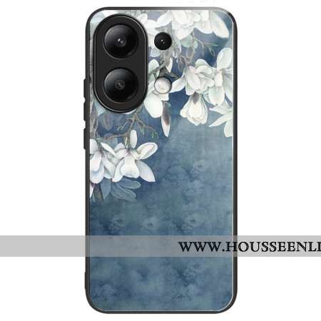 Coque Xiaomi Redmi Note 13 4G Verre Trempé Magnolias