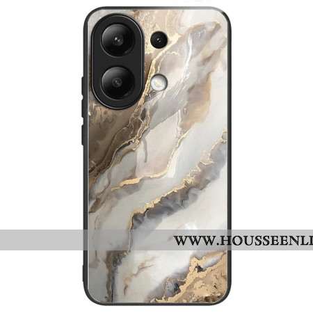 Coque Xiaomi Redmi Note 13 4G Verre Trempé Marbre Beige