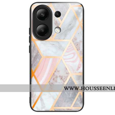 Coque Xiaomi Redmi Note 13 4G Verre Trempé Marbre Rose