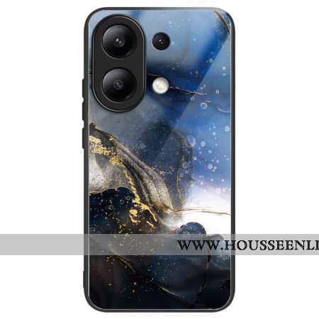 Coque Xiaomi Redmi Note 13 4G Verre Trempé Noir Bleu Doré