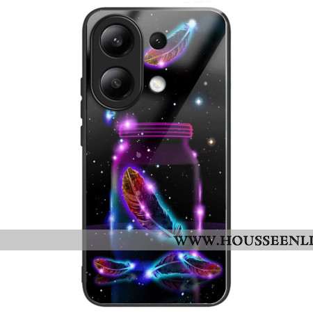 Coque Xiaomi Redmi Note 13 4G Verre Trempé Plume Fluorescente