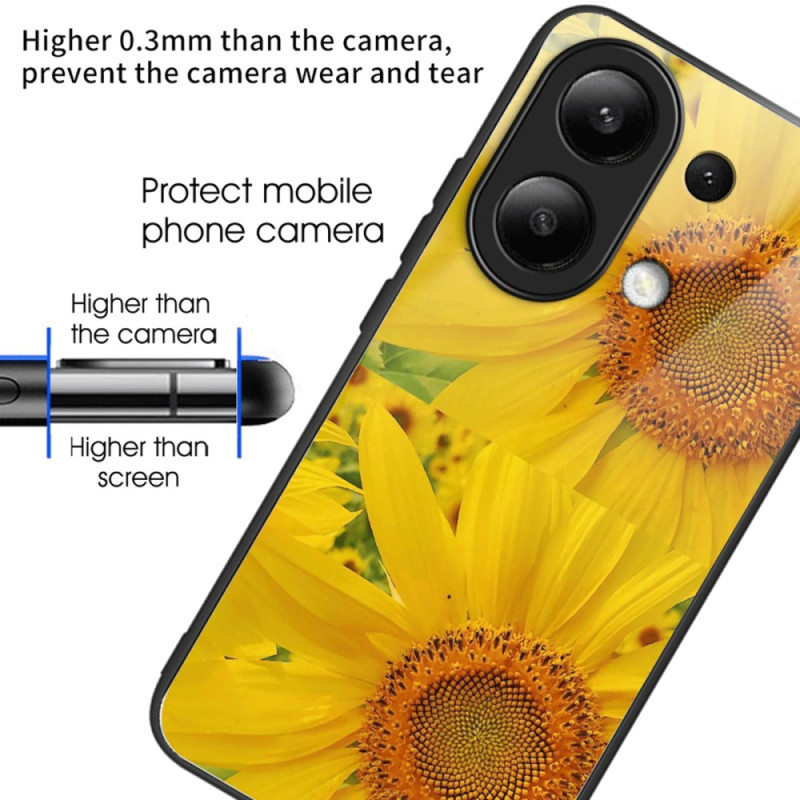 Coque Xiaomi Redmi Note 13 4G Verre Trempé Tournesol