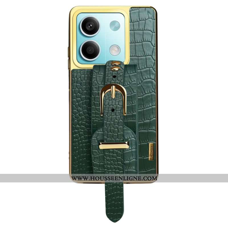 Coque Xiaomi Redmi Note 13 5G Design Bracelet et Texture Crocodile