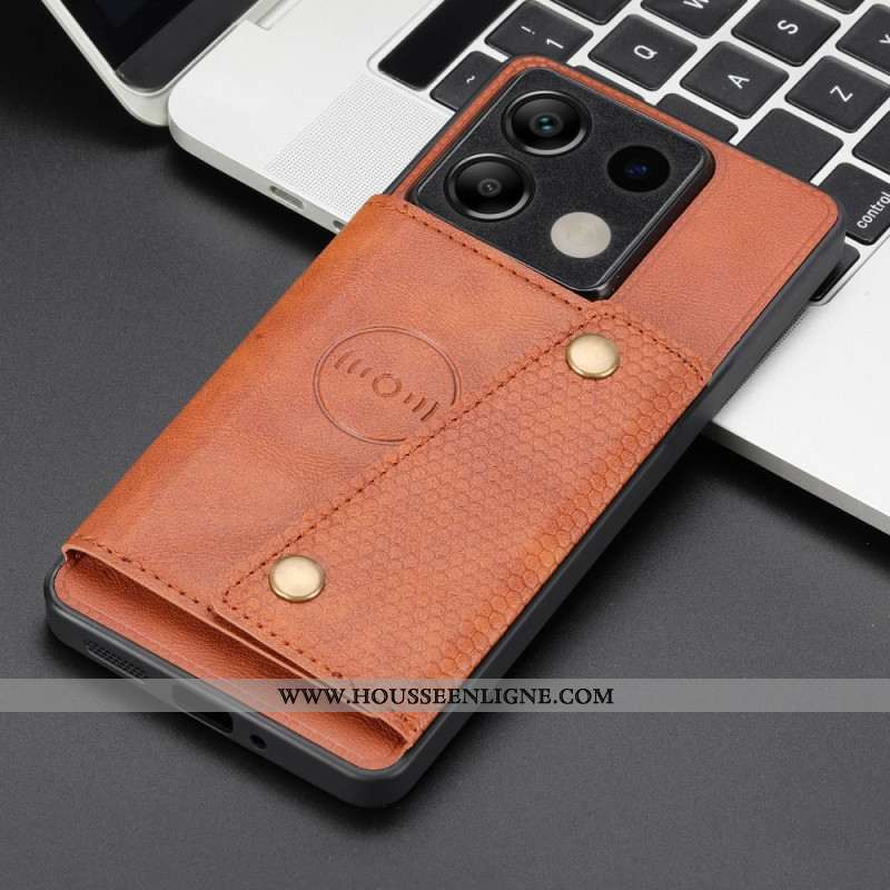 Coque Xiaomi Redmi Note 13 5G Effet Cuir Porte-Cartes