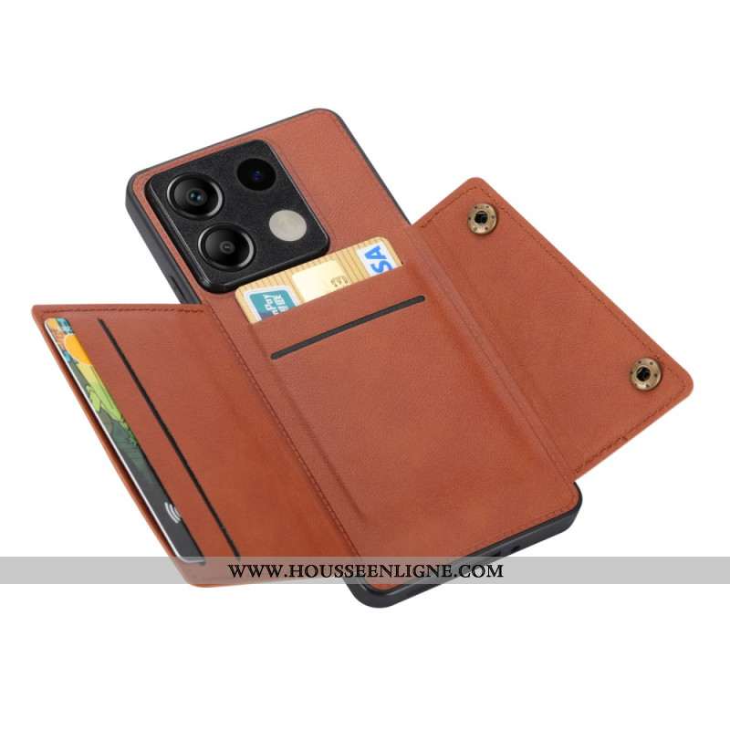 Coque Xiaomi Redmi Note 13 5G Effet Cuir Porte-Cartes