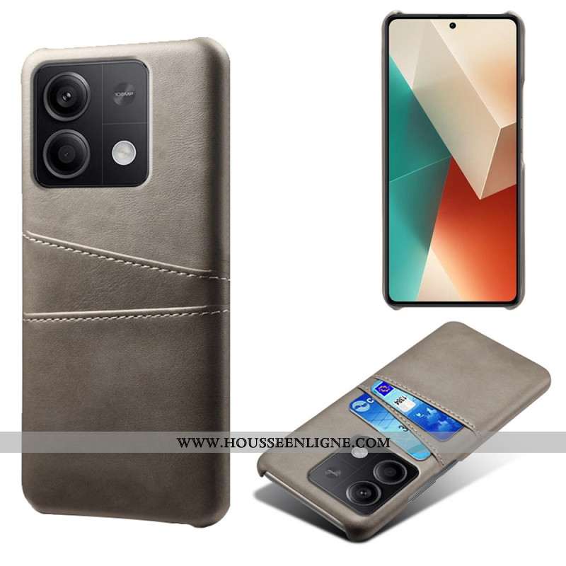 Coque Xiaomi Redmi Note 13 5G Effet Cuir Porte-Cartes