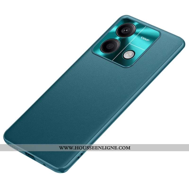 Coque Xiaomi Redmi Note 13 5G Effet Cuir Texturé