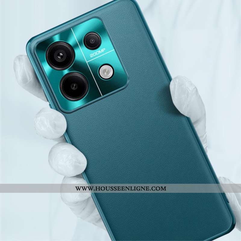 Coque Xiaomi Redmi Note 13 5G Effet Cuir Texturé