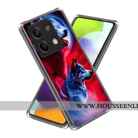 Coque Xiaomi Redmi Note 13 5G Loup à la Lune