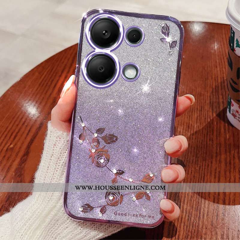 Coque Xiaomi Redmi Note 13 5G Paillettes et Strass KADEM