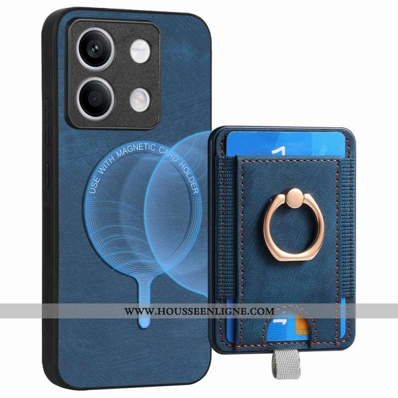 Coque Xiaomi Redmi Note 13 5G Porte-Cartes Détachable et Anneau