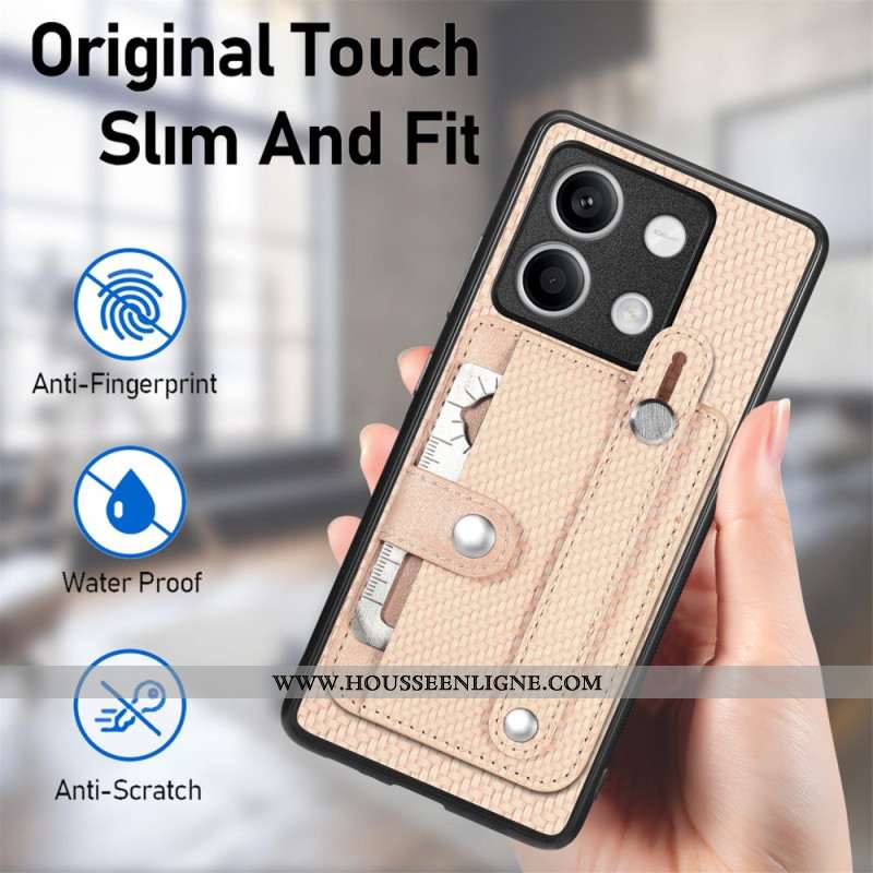 Coque Xiaomi Redmi Note 13 5G Porte-Cartes et Sangle