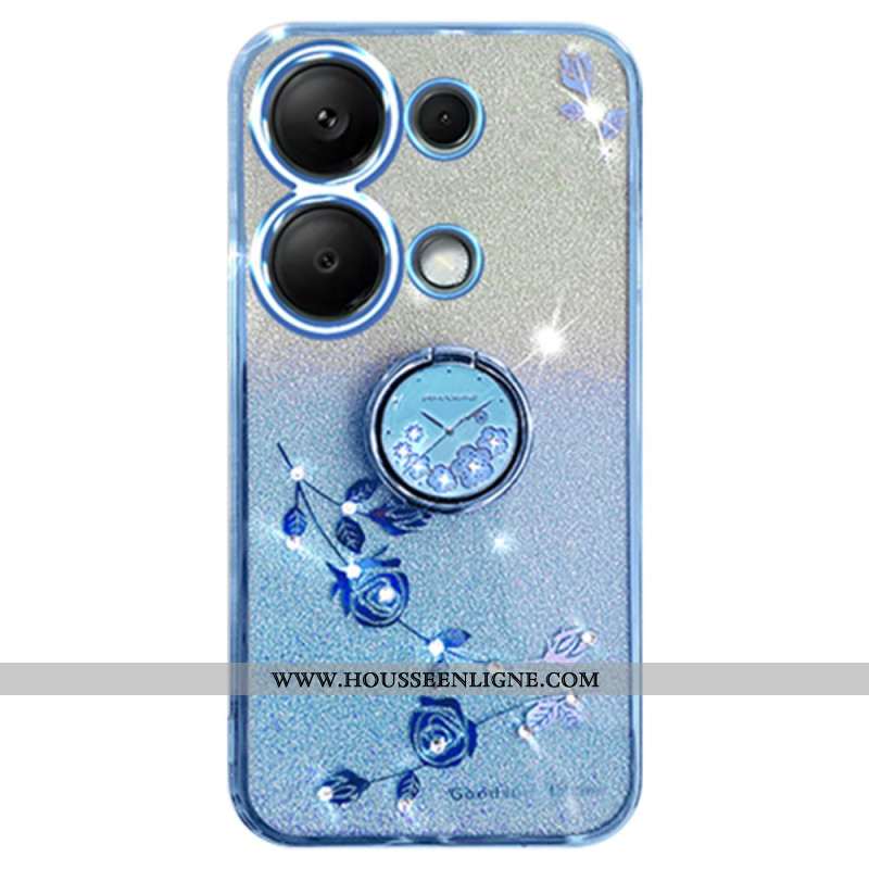 Coque Xiaomi Redmi Note 13 5G Support Paillettes et Strass KADEM