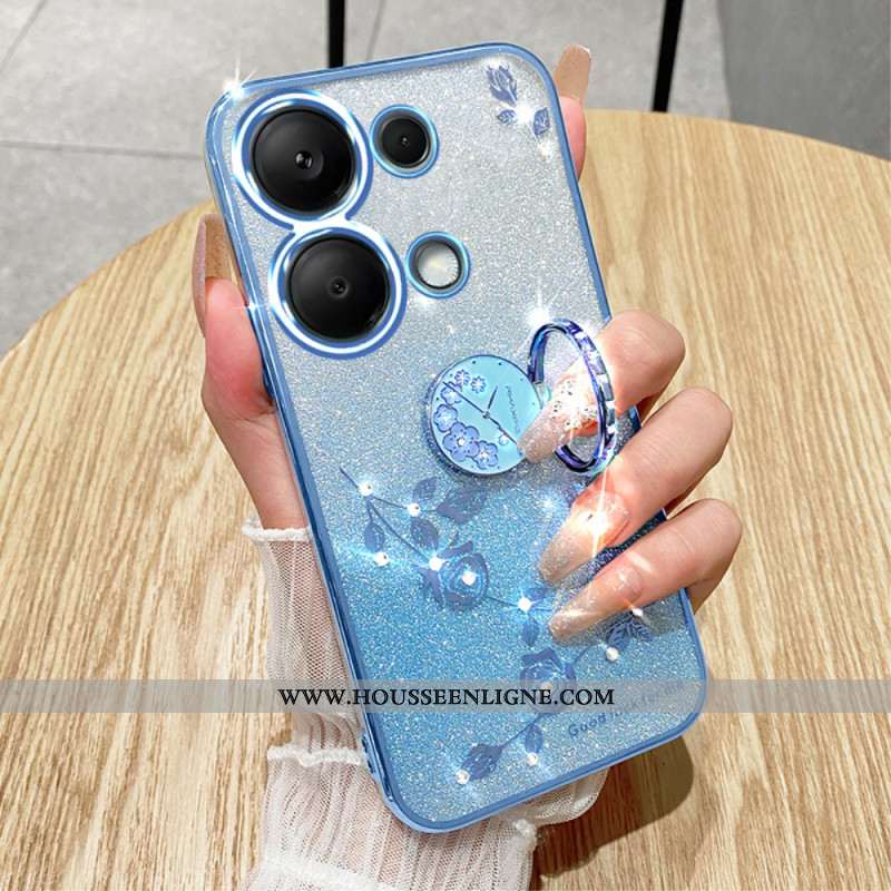 Coque Xiaomi Redmi Note 13 5G Support Paillettes et Strass KADEM