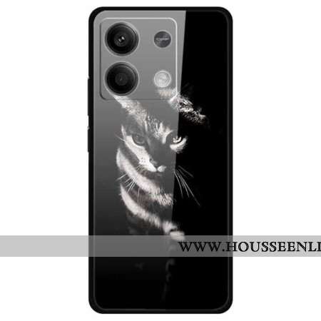 Coque Xiaomi Redmi Note 13 5G Verre Trempé Chat d'Ombre