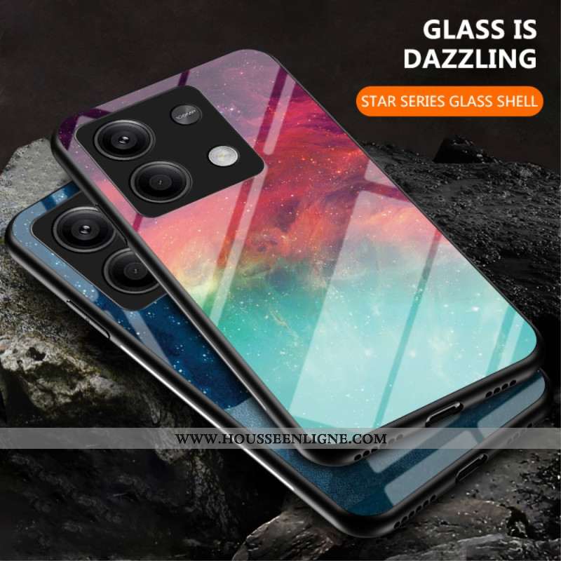 Coque Xiaomi Redmi Note 13 5G Verre Trempé Ciel Étoilé lumineux