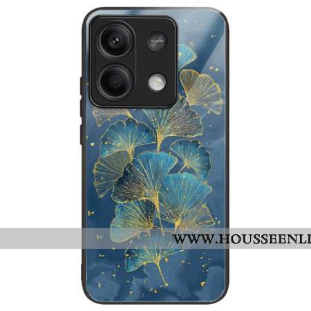 Coque Xiaomi Redmi Note 13 5G Verre Trempé Feuilles de Ginkgo