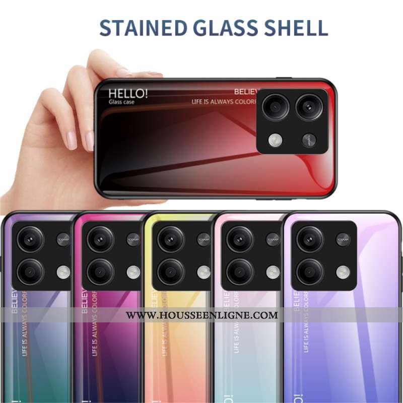 Coque Xiaomi Redmi Note 13 5G Verre Trempé Gradient Color