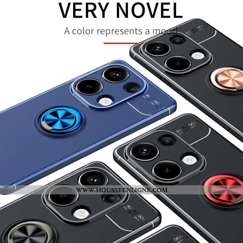 Coque Xiaomi Redmi Note 13 Pro 4G / Poco M6 Pro 4G Anneau Support Métallique