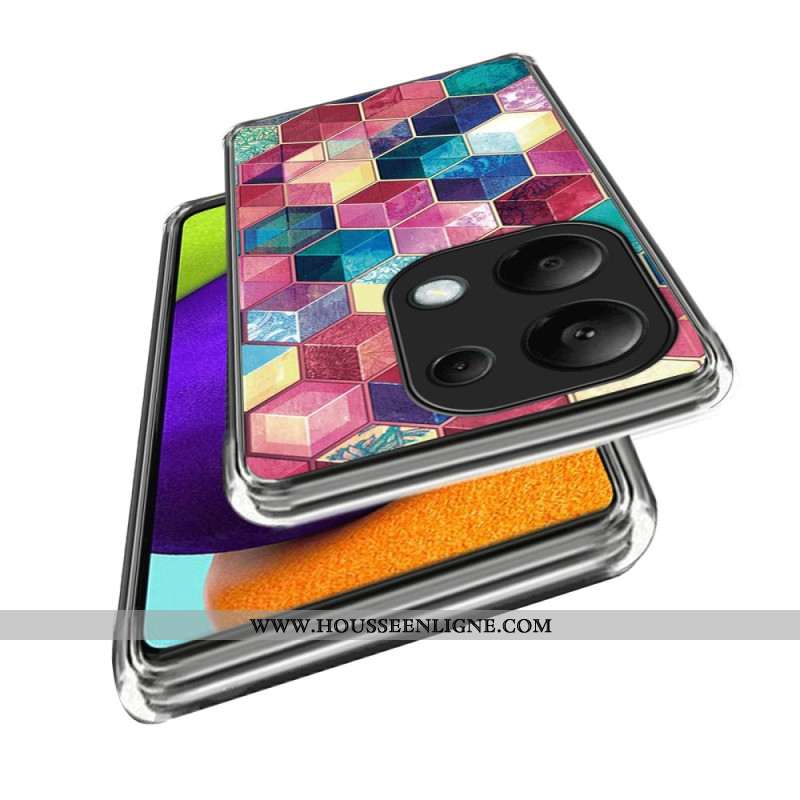 Coque Xiaomi Redmi Note 13 Pro 4G / Poco M6 Pro 4G Blocs Colorés