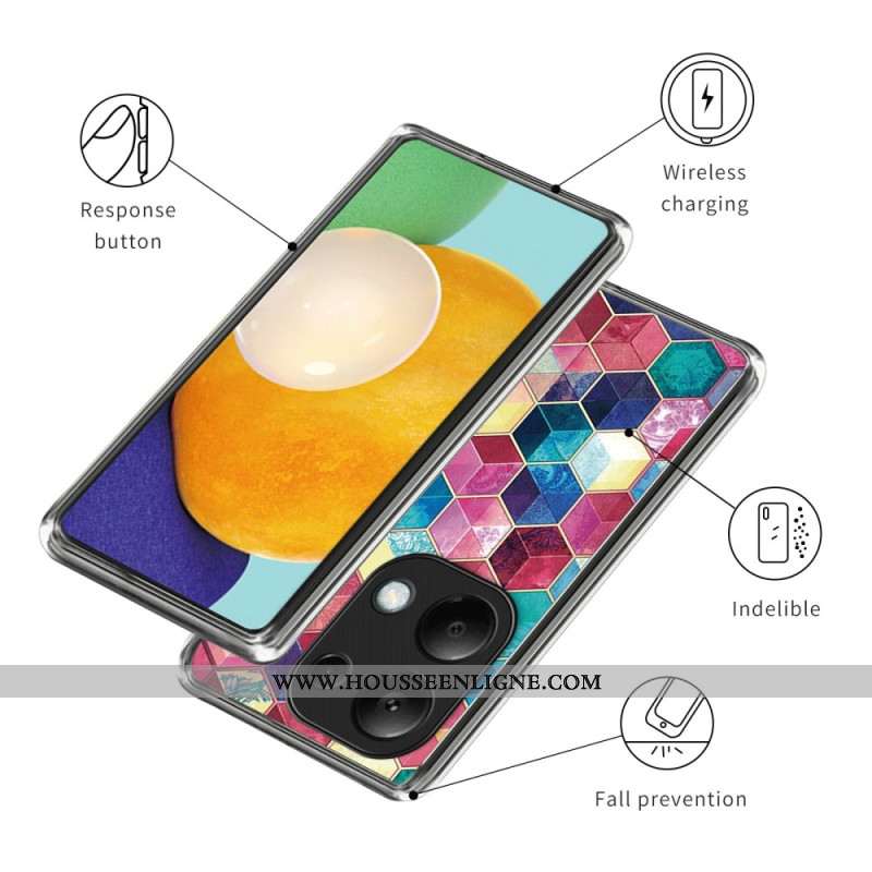 Coque Xiaomi Redmi Note 13 Pro 4G / Poco M6 Pro 4G Blocs Colorés