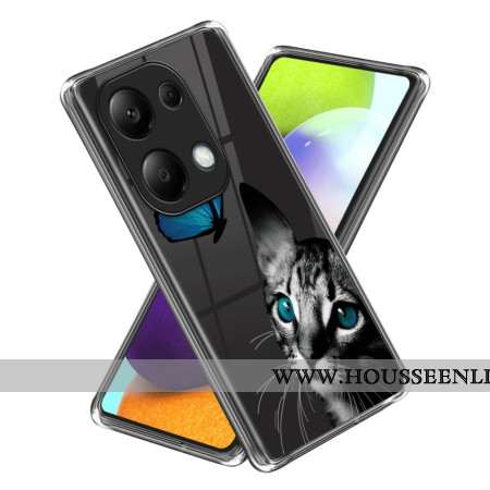 Coque Xiaomi Redmi Note 13 Pro 4G / Poco M6 Pro 4G Chat et Papillon