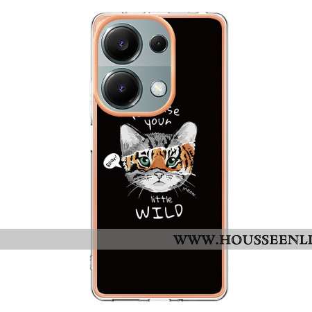 Coque Xiaomi Redmi Note 13 Pro 4G / Poco M6 Pro 4G Chat et Tigre