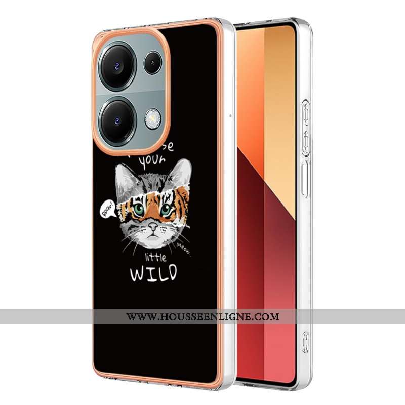 Coque Xiaomi Redmi Note 13 Pro 4G / Poco M6 Pro 4G Chat et Tigre