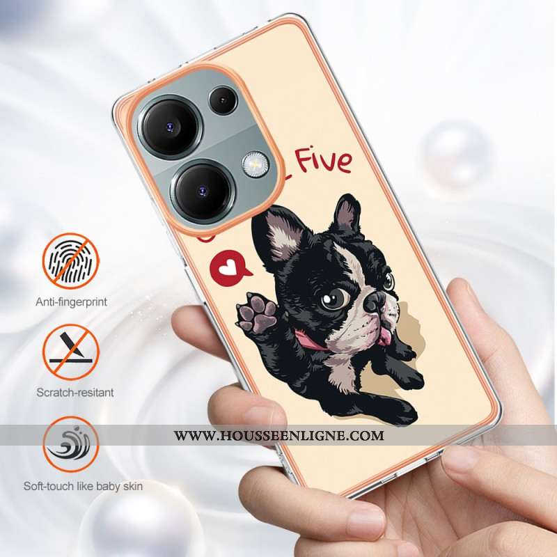 Coque Xiaomi Redmi Note 13 Pro 4G / Poco M6 Pro 4G Chien Give Me Five