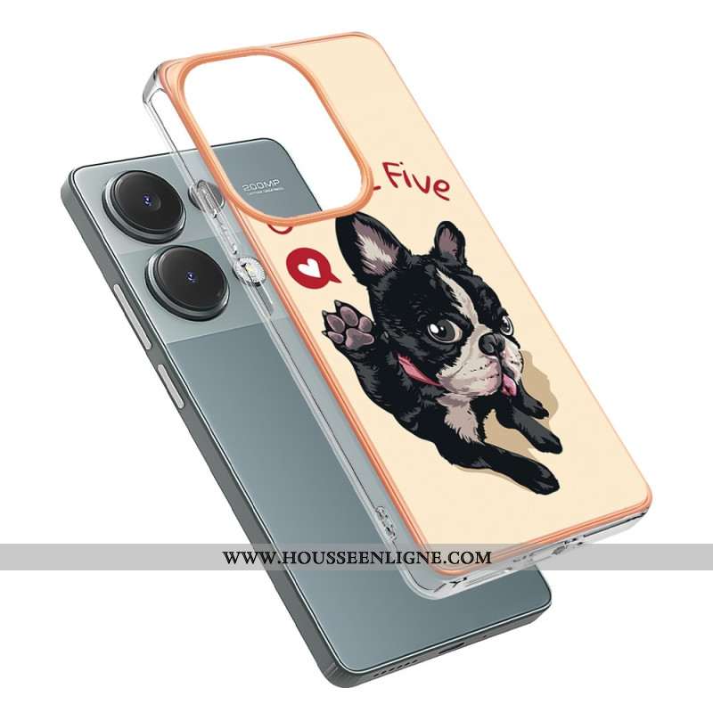 Coque Xiaomi Redmi Note 13 Pro 4G / Poco M6 Pro 4G Chien Give Me Five