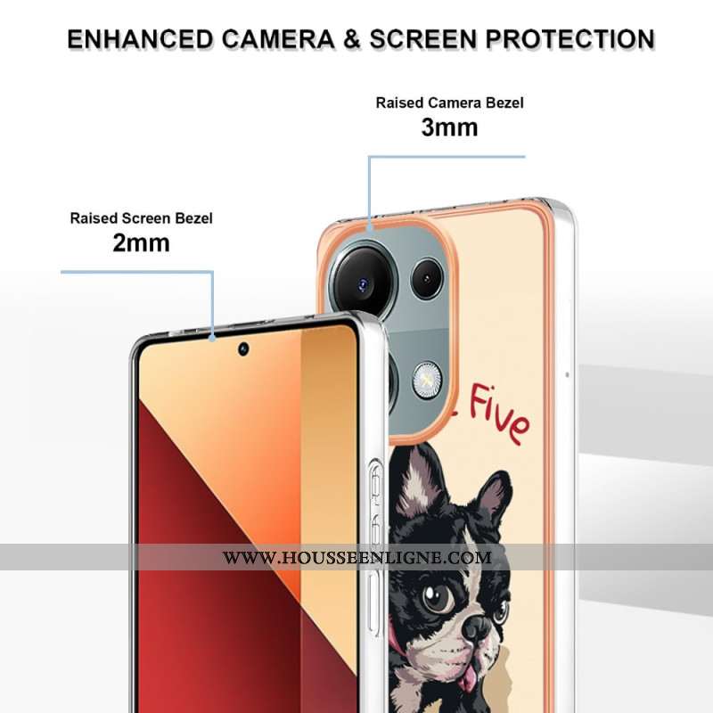 Coque Xiaomi Redmi Note 13 Pro 4G / Poco M6 Pro 4G Chien Give Me Five