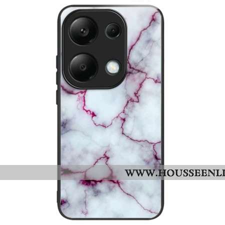 Coque Xiaomi Redmi Note 13 Pro 4G / Poco M6 Pro 4G Coque Verre Trempé Marbre Violet